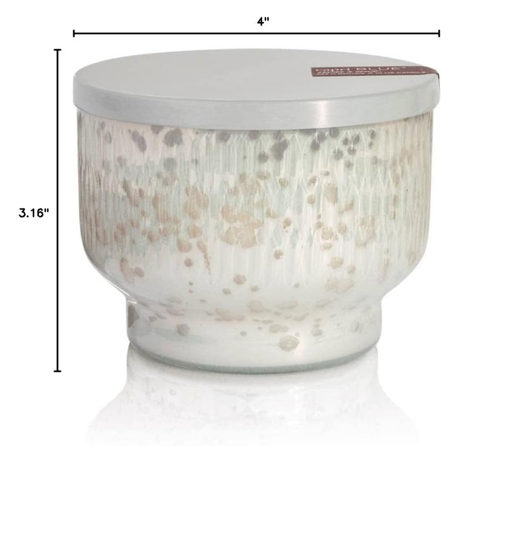 Capri Blue échelle taille main illustrant dimensions pratiques pour étagère