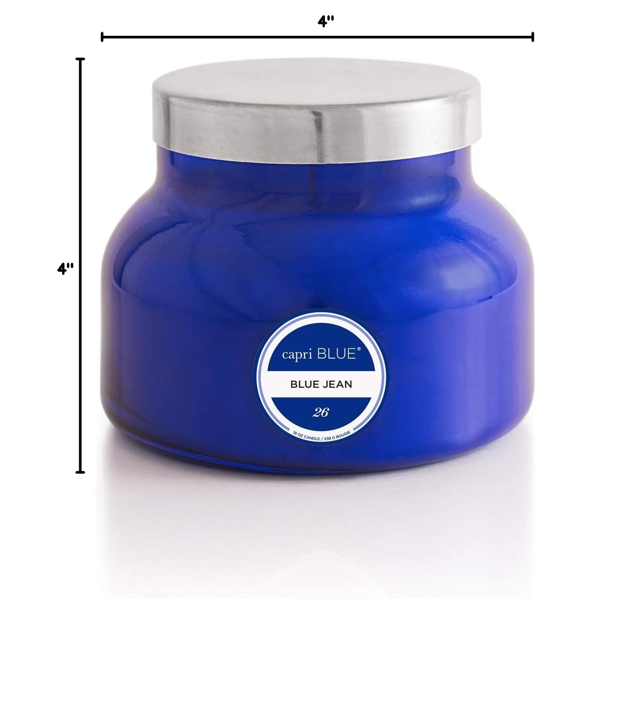Capri Blue gros plan mèche coupée montrant entretien pour combustion uniforme