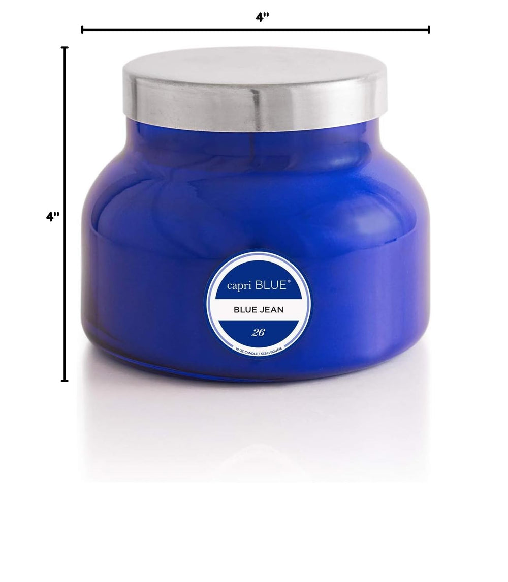 Capri Blue gros plan mèche coupée montrant entretien pour combustion uniforme