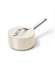 Caraway casserole 1,75 qt vue avant montrant finition élégante et gain de place