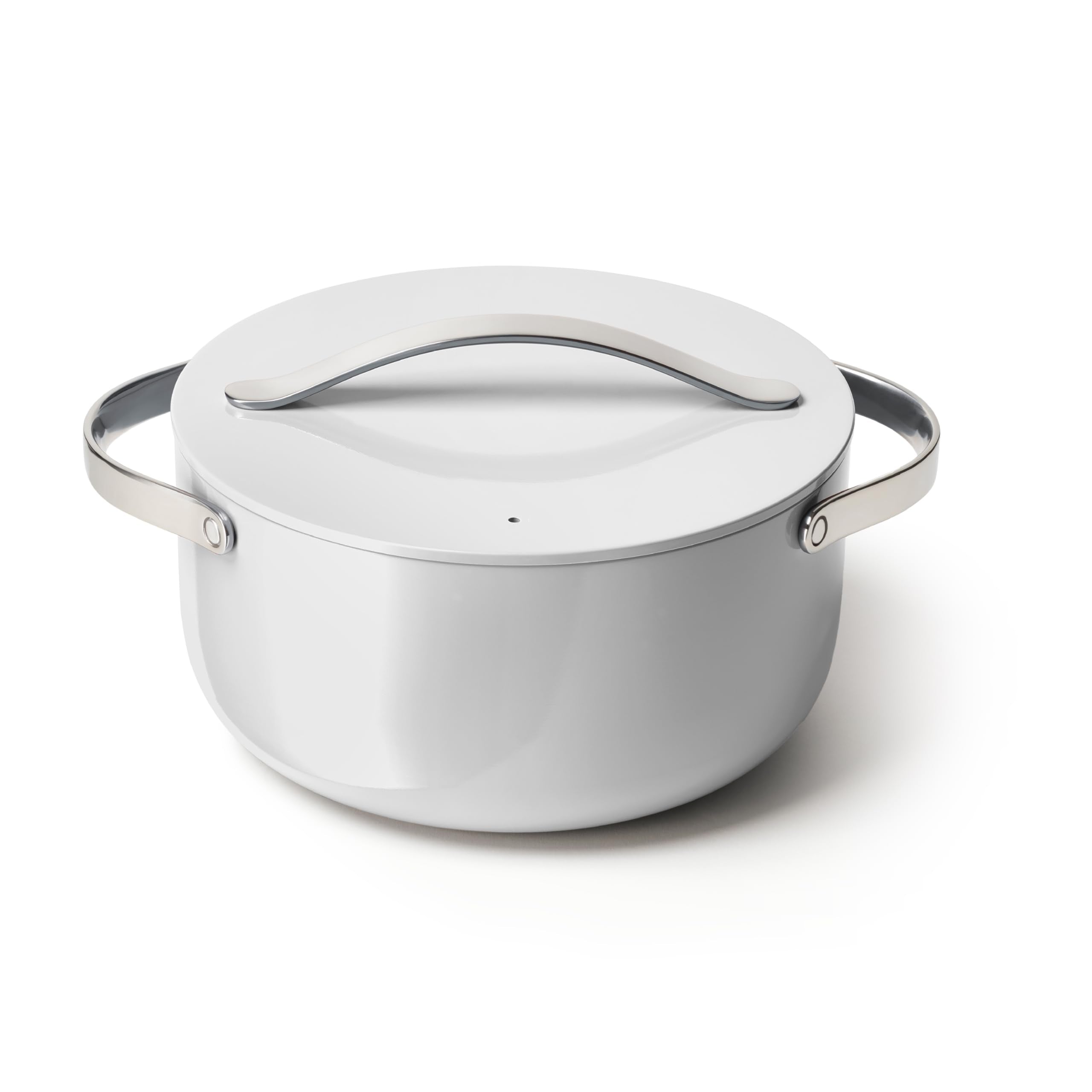 Caraway cocotte avant avec couvercle montrant design coloré et gain d'espace