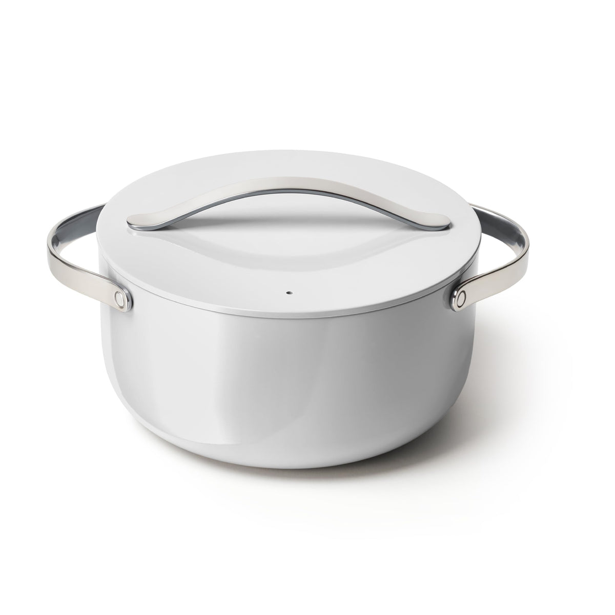 Caraway cocotte avant avec couvercle montrant design coloré et gain d'espace