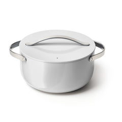Caraway cocotte avant avec couvercle montrant design coloré et gain d'espace