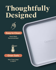 Caraway moule 9" rempli de brownies dorés facilitant le démoulage