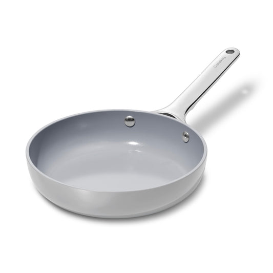 Caraway poêle mini vue frontale, design compact bénéfice rangement facile