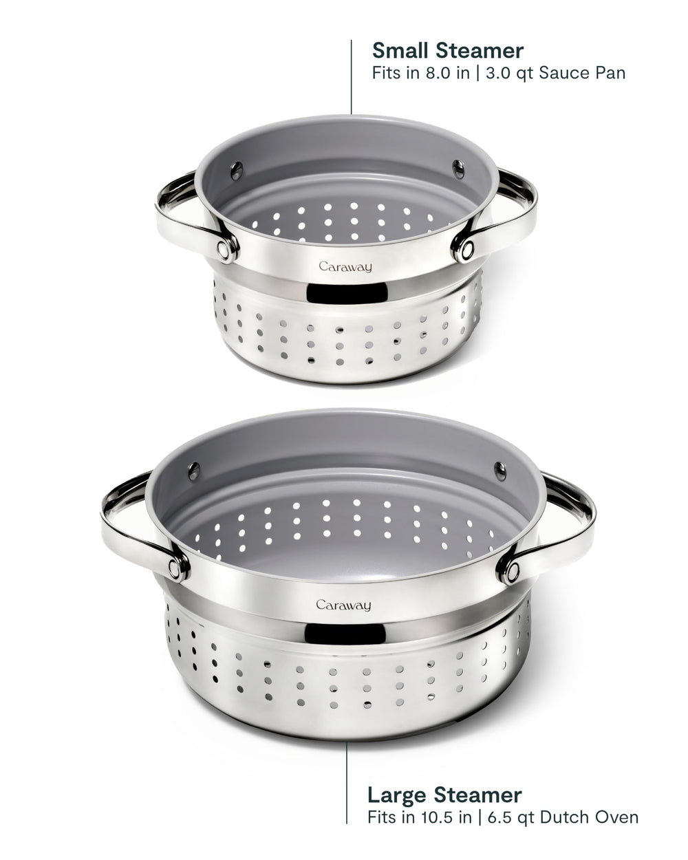 Caraway steamer placé dans Dutch Oven pour cuisson familiale efficace