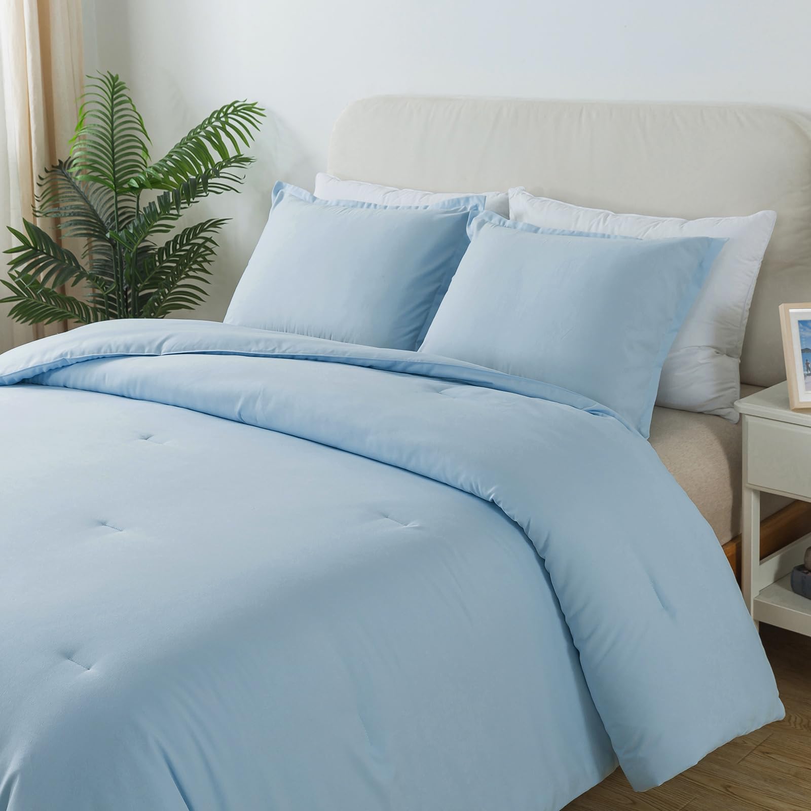 Caressma détail de la taie d'oreiller, couture solide et toucher agréable