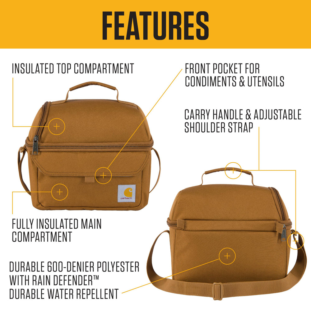 Carhartt gros plan tissu 600-denier montrant durabilité et protection