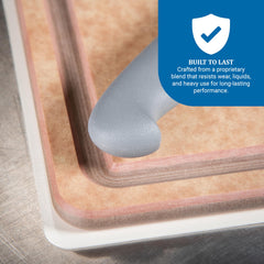 Carlisle CBM1016 comparaison avec une main montrant dimensions compactes