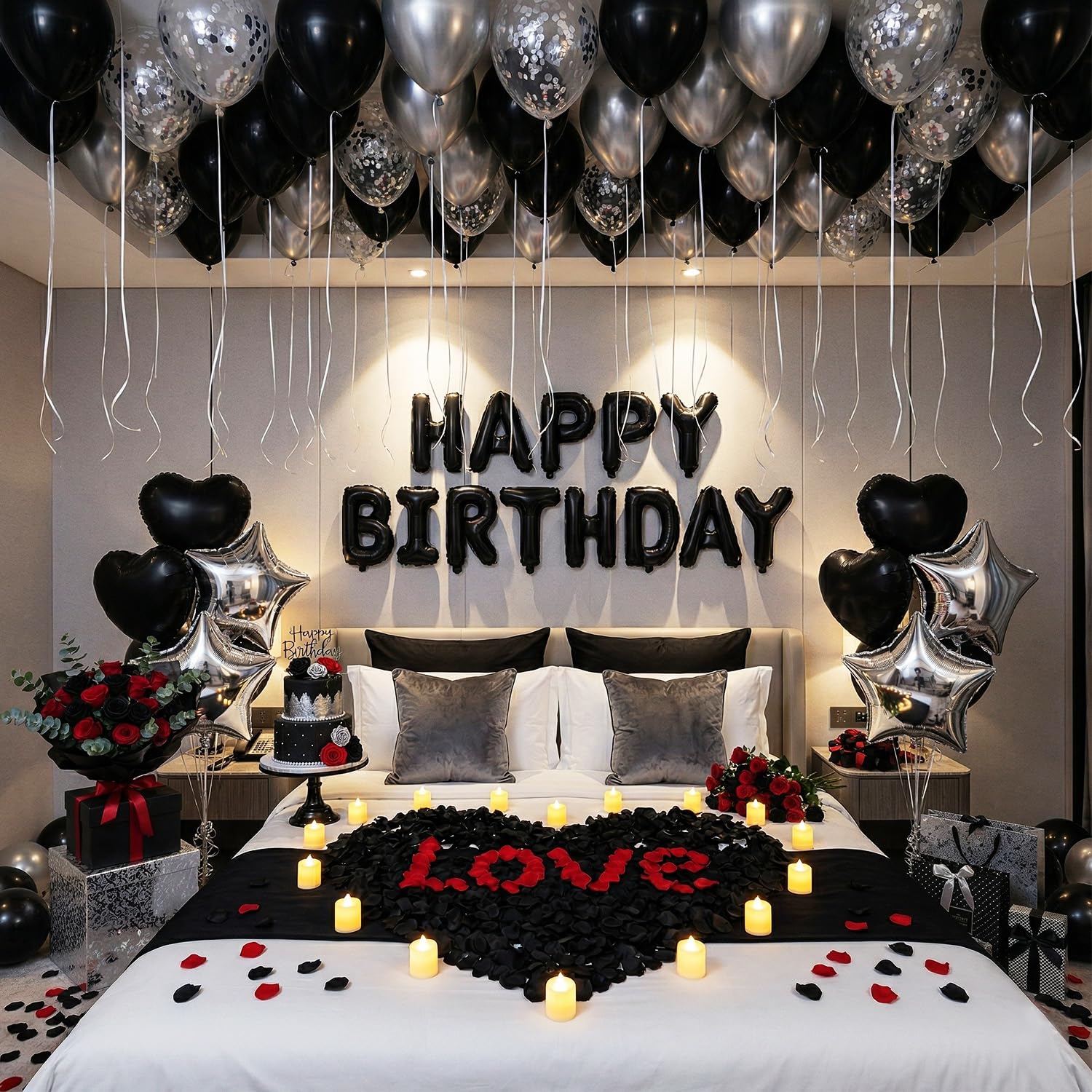Carnira coffret 73 pièces présentation élégante pour surprise romantique