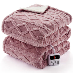 CAROMIO couverture twin face entière montrant chaleur et confort
