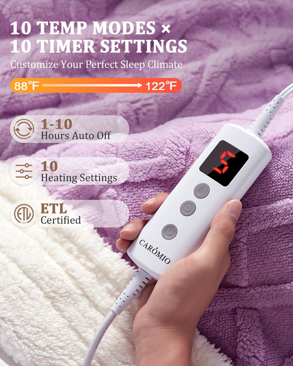 CAROMIO plaid en usage sur canapé apportant chaleur relaxante