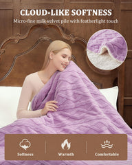 CAROMIO zoom sherpa moelleux pour chaleur et isolation supplémentaires