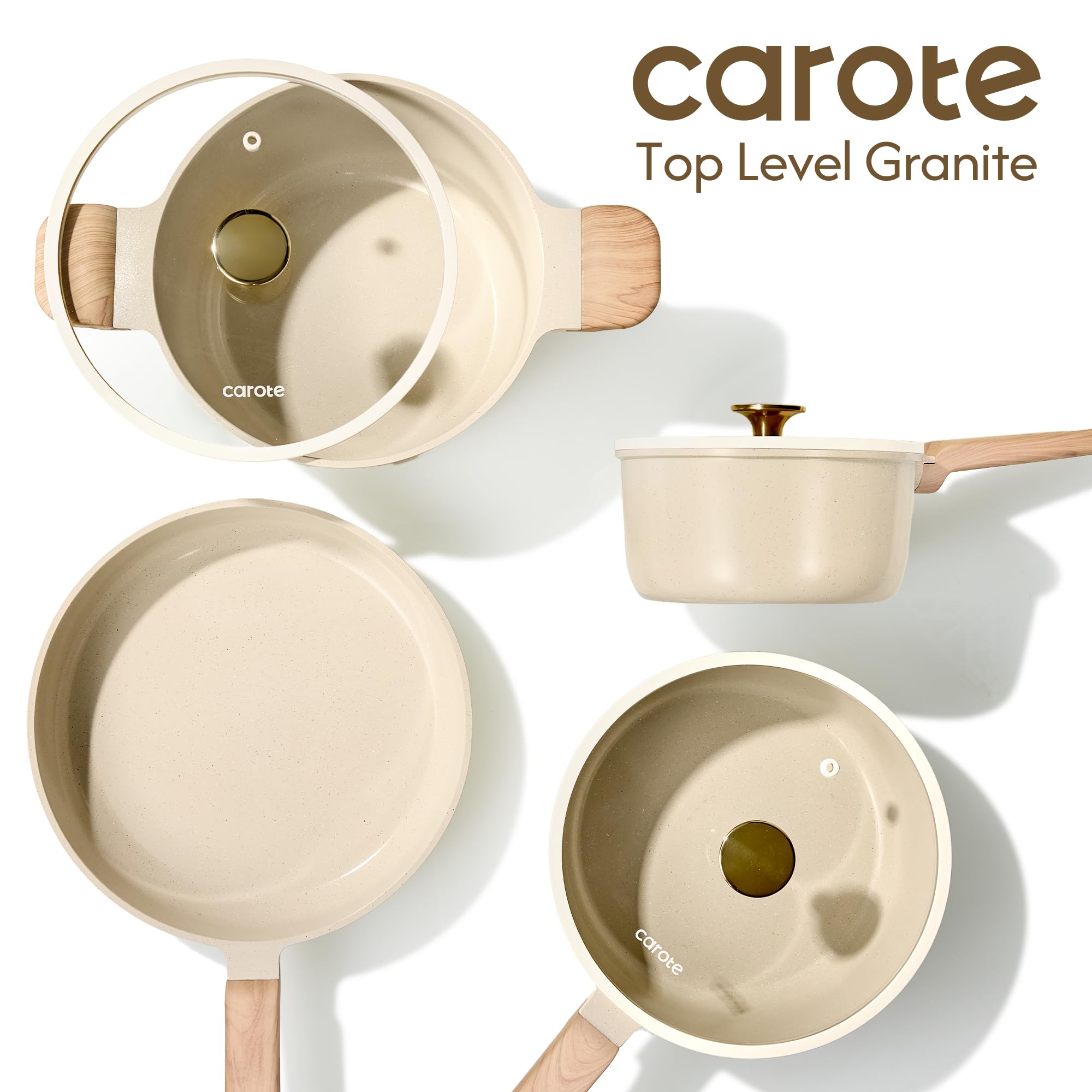 CAROTE louche et spatule incluses, ustensiles pratiques pour servir