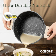 CAROTE base triple-ply garantissant chauffe rapide et répartition uniforme