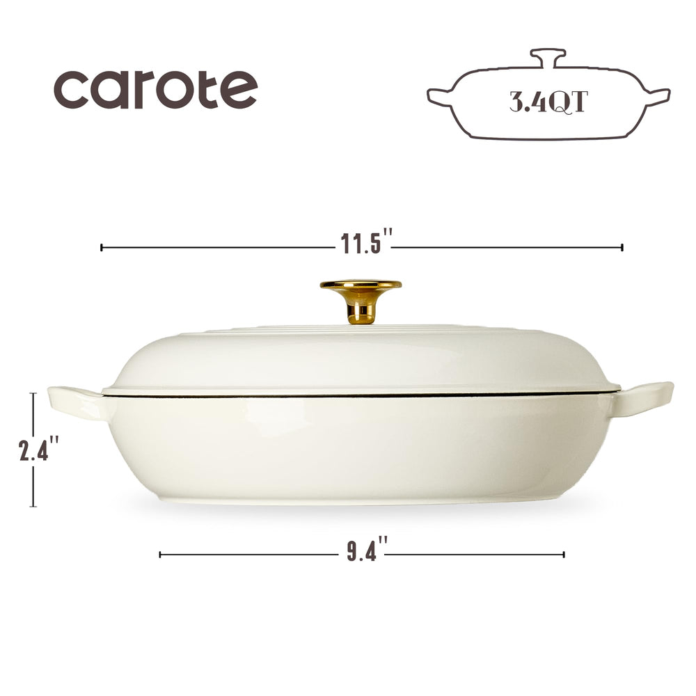 CAROTE gros plan intérieur texturé montrant patine naturelle et antiadhérence