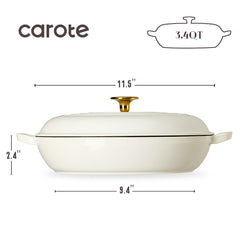 CAROTE gros plan intérieur texturé montrant patine naturelle et antiadhérence