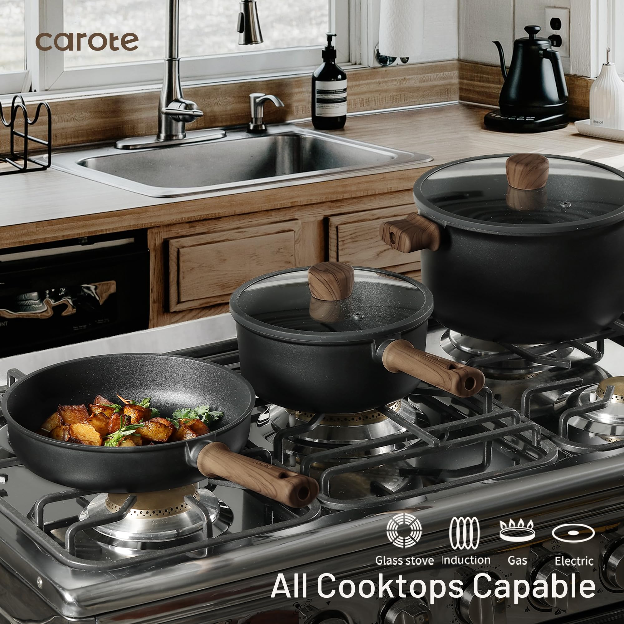 CAROTE comparaison des tailles de poêles pour choix adapté des portions