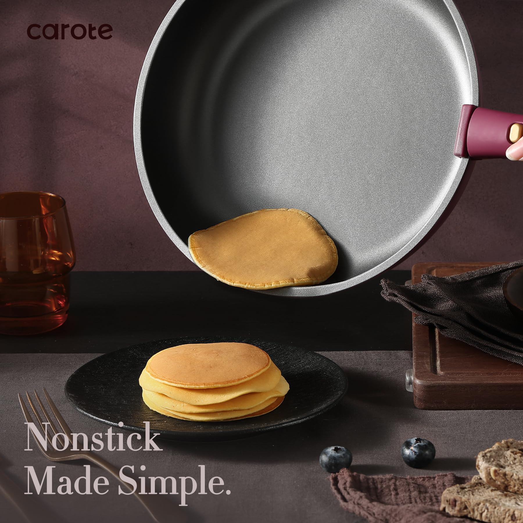 CAROTE compatibles induction démontrant l’adaptabilité sur plaque