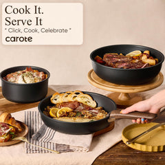 CAROTE en usage sur feu illustrant cuisson homogène et contrôle