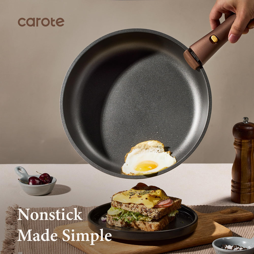CAROTE poêle 12" vue frontale pour saisies rapides et homogènes