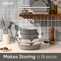 CAROTE poêle en usage pour saisir avec cuisson homogène