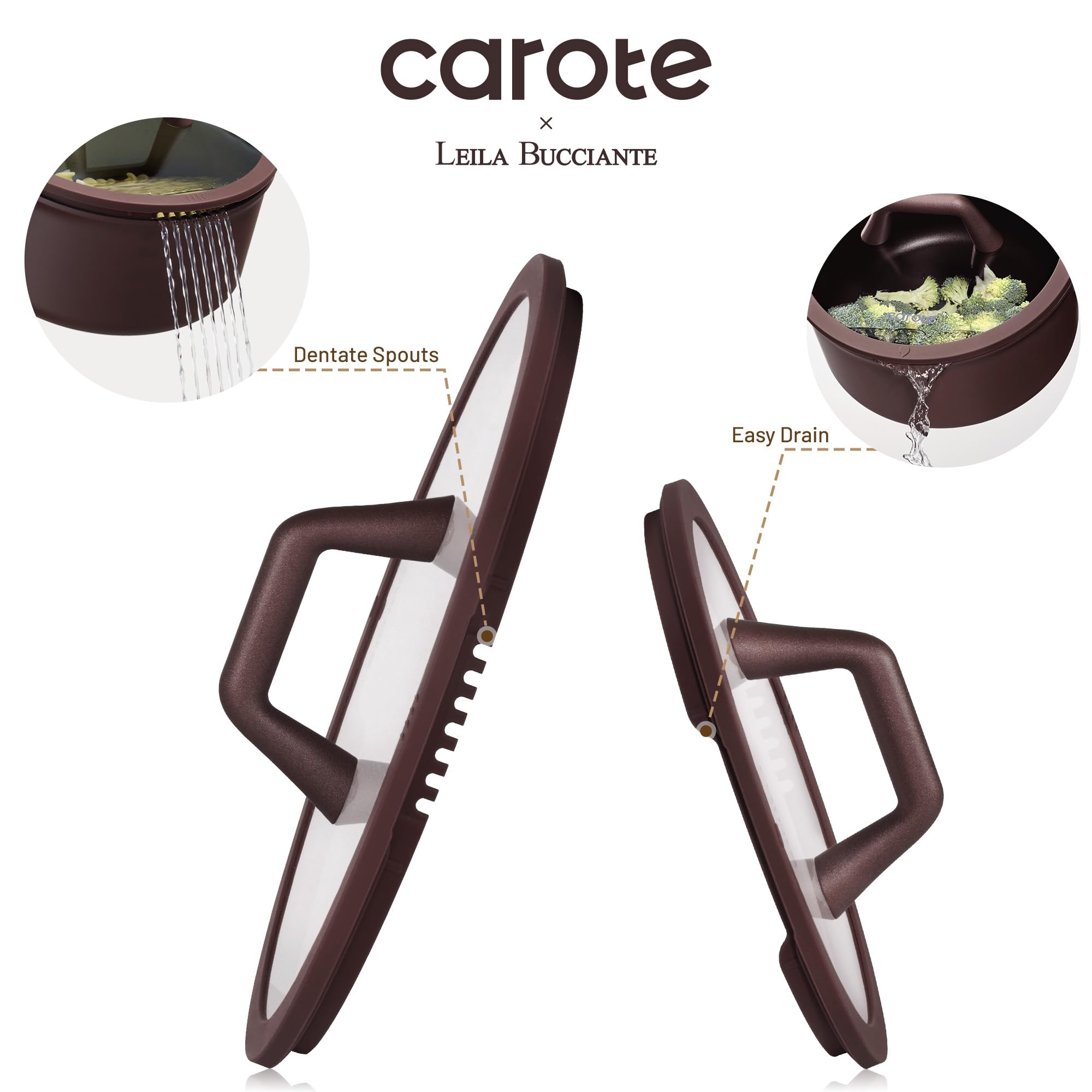 CAROTE surface granite détail antiadhésif pour cuisson saine