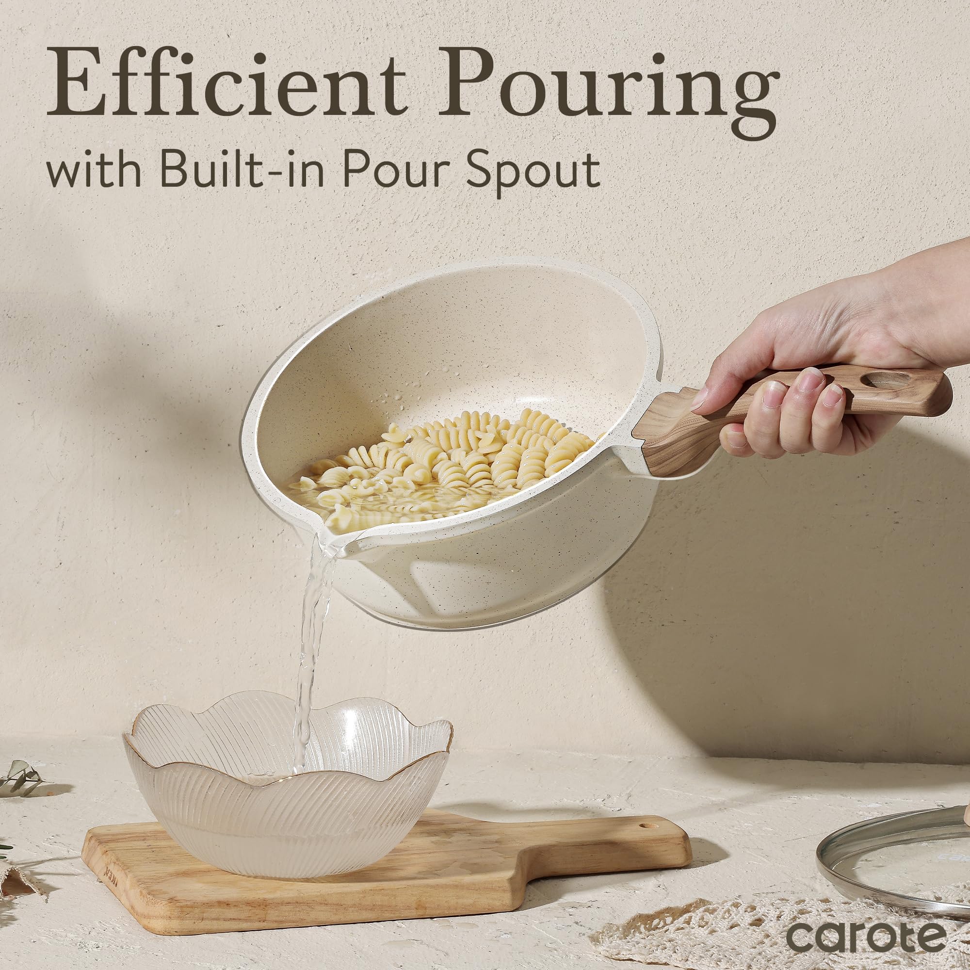 CAROTE casserole en usage pour soupe, démontre cuisson homogène efficace