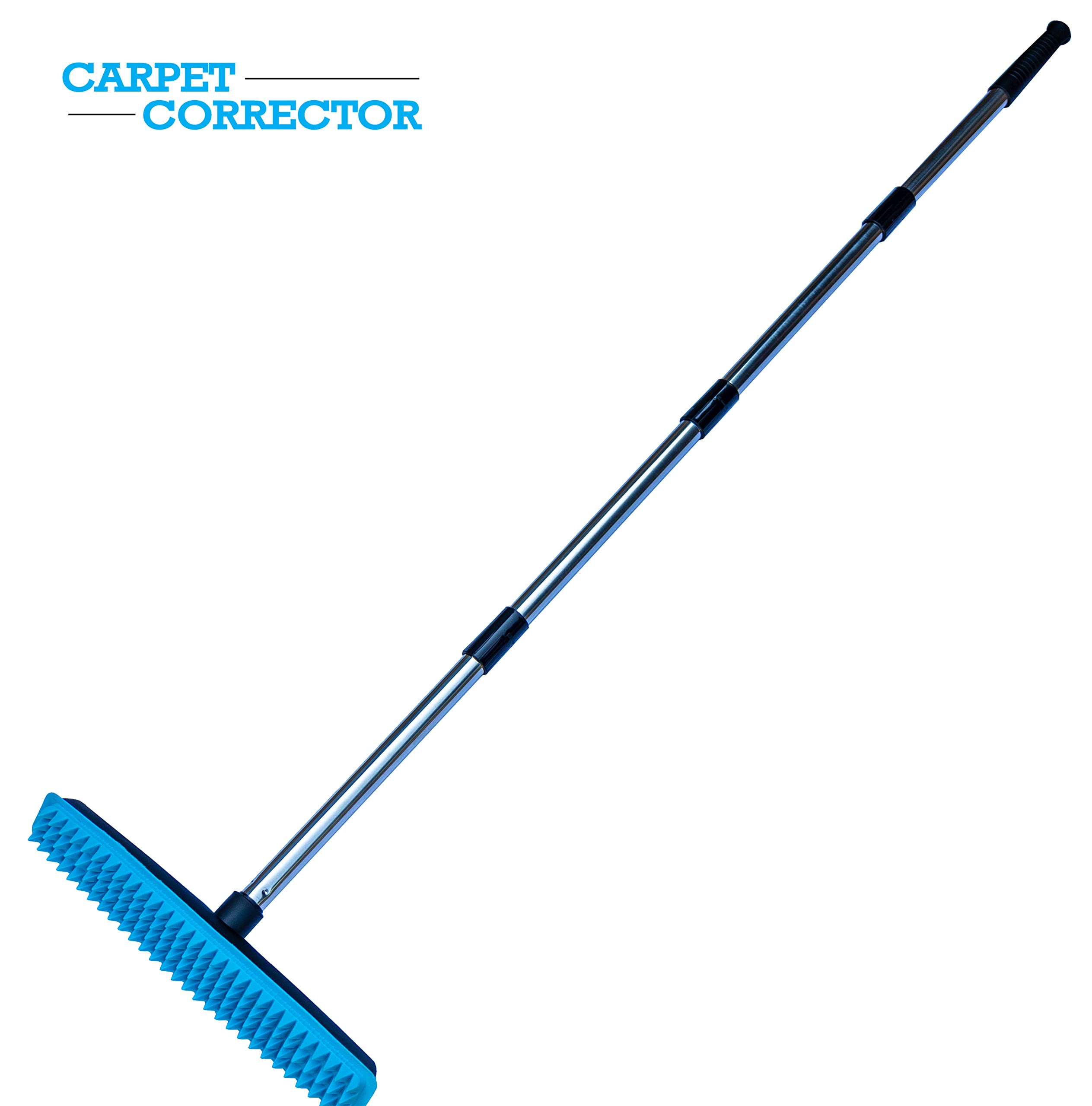 Carpet Corrector comparaison taille avec main illustrant la longueur ergonomique