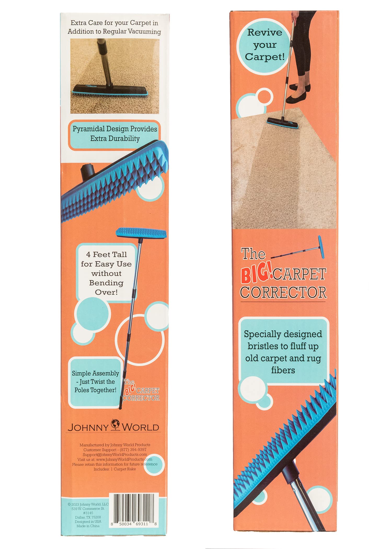 Carpet Corrector usage sur franges de tapis redressant et préservant les bords
