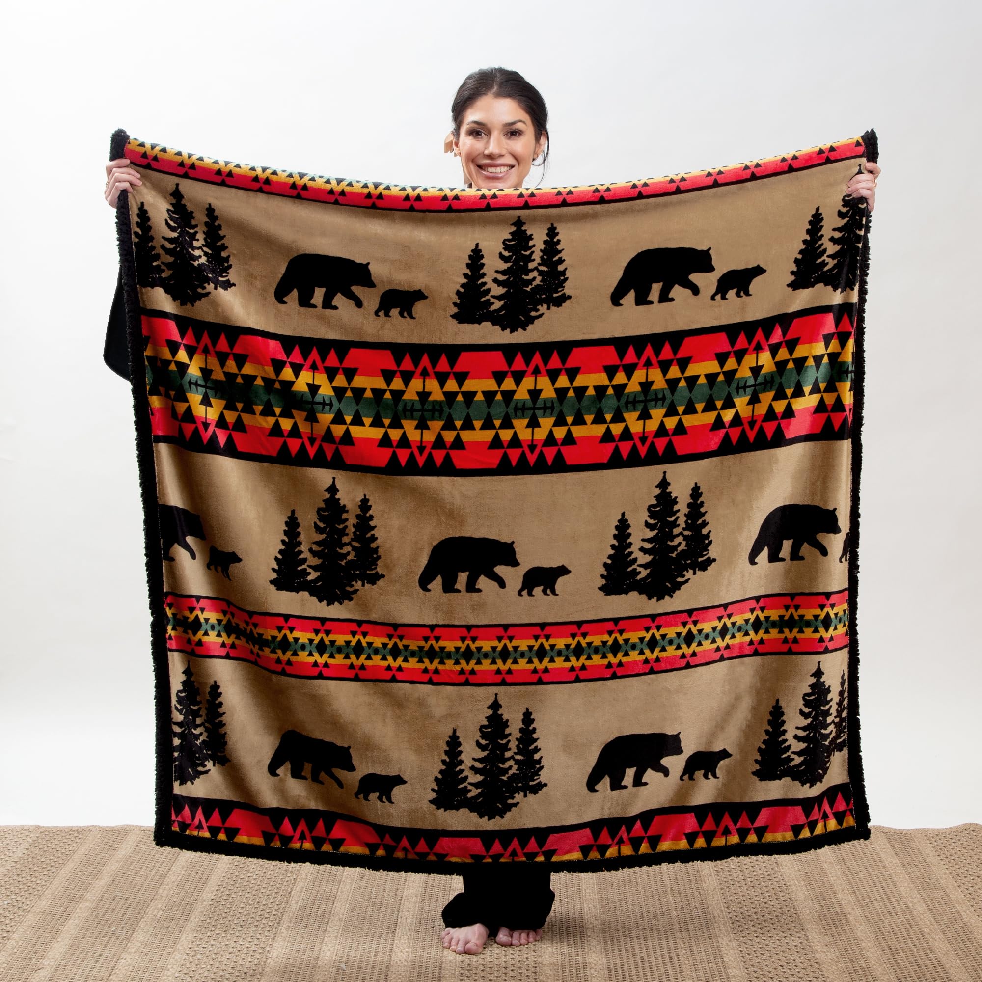 Carstens gros plan sherpa ultra-doux offrant confort et isolation