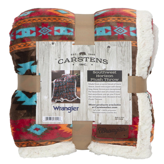 Carstens Wrangler couverture face montrant le motif sud-ouest et chaleur décorative