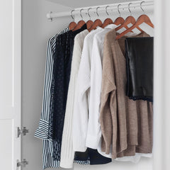 Casafield barre pour pantalon gainée vinyle antidérapante évitant les plis