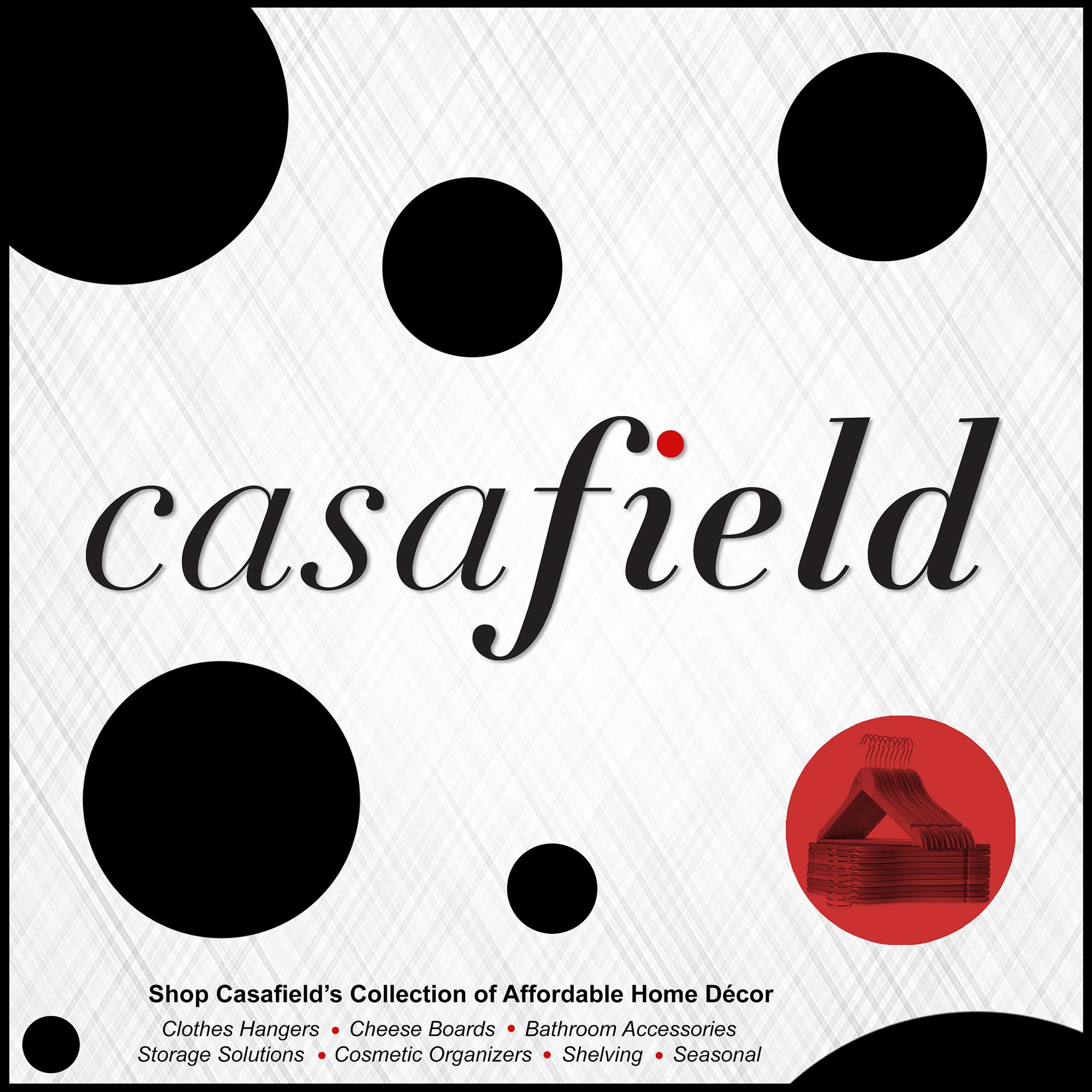 Casafield comparaison d'échelle montrant la largeur adaptée aux vestes et manteaux