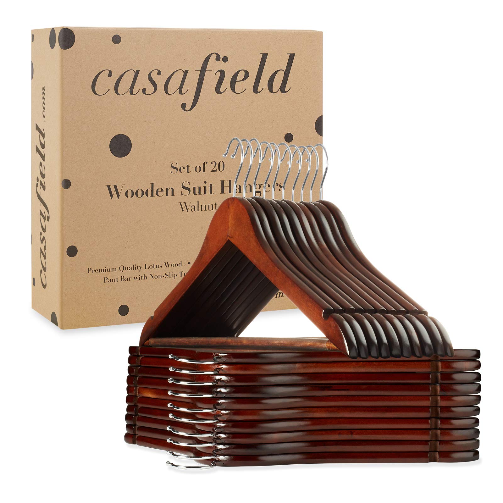 Casafield ensemble de cintres alignés dans une penderie pour organisation optimisée