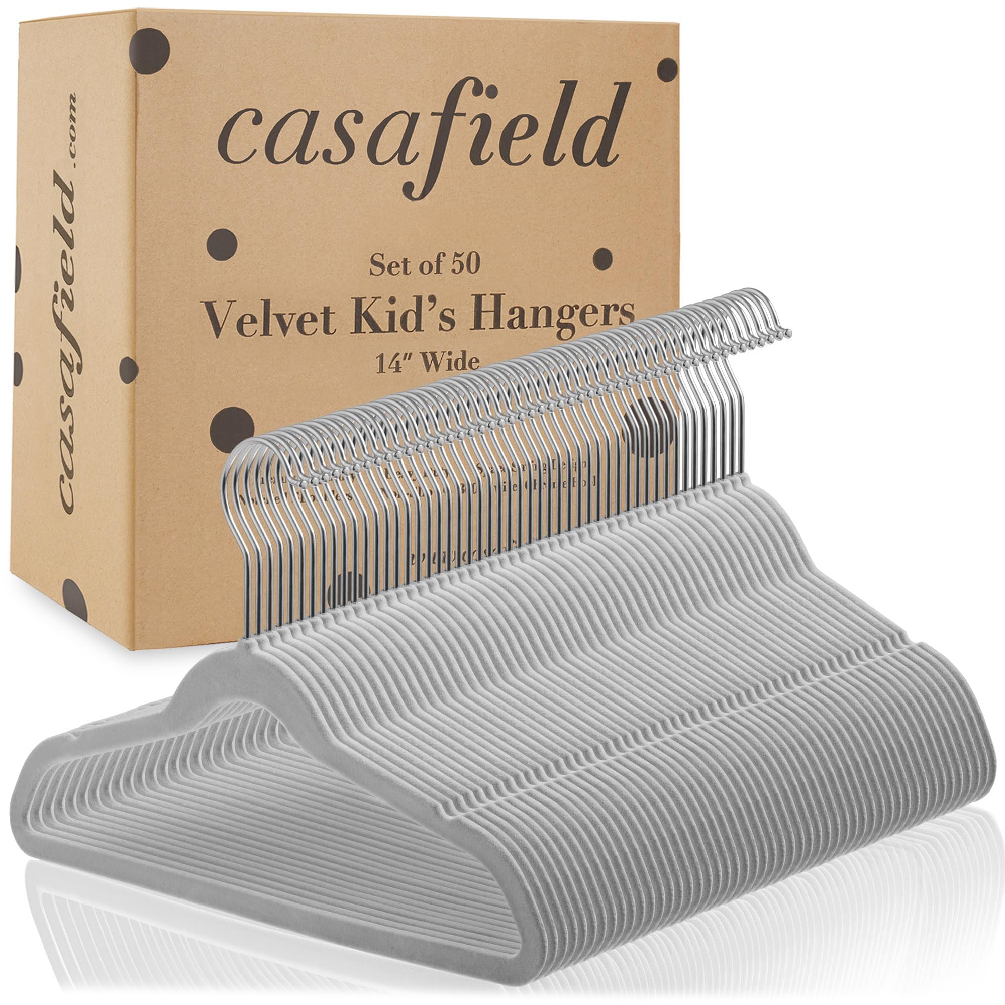 Casafield cintre à côté d'un ruban métrique pour comparaison taille 14"