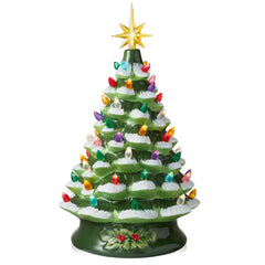 Casafield sapin céramique face avant montrant silhouette et finition brillante pour décoration
