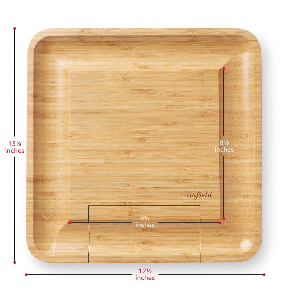 Casafield tiroir ouvert avec quatre ustensiles inox rangés pour service pratique
