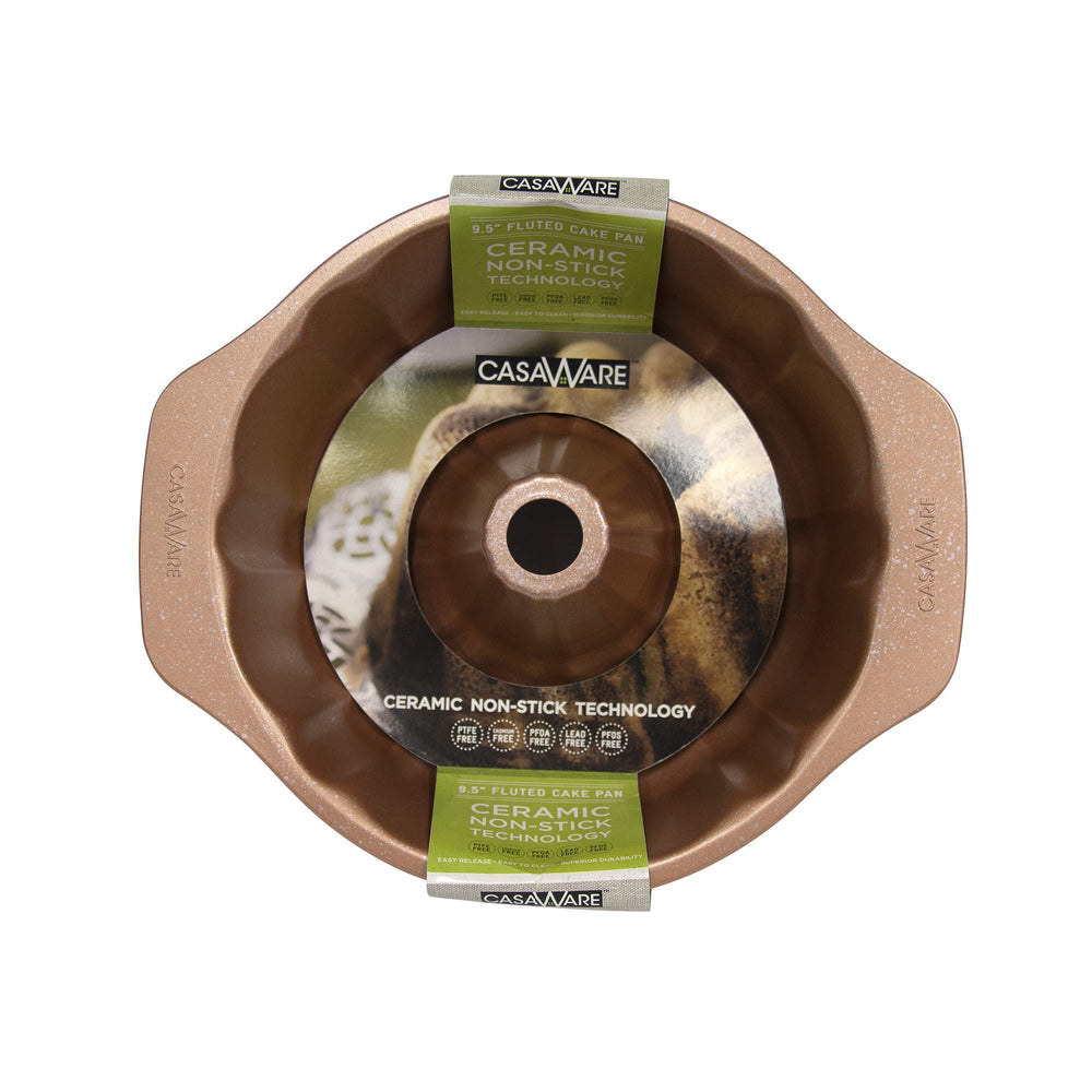casaWare moule cannelé face avant montrant finition Rose Gold et design élégant