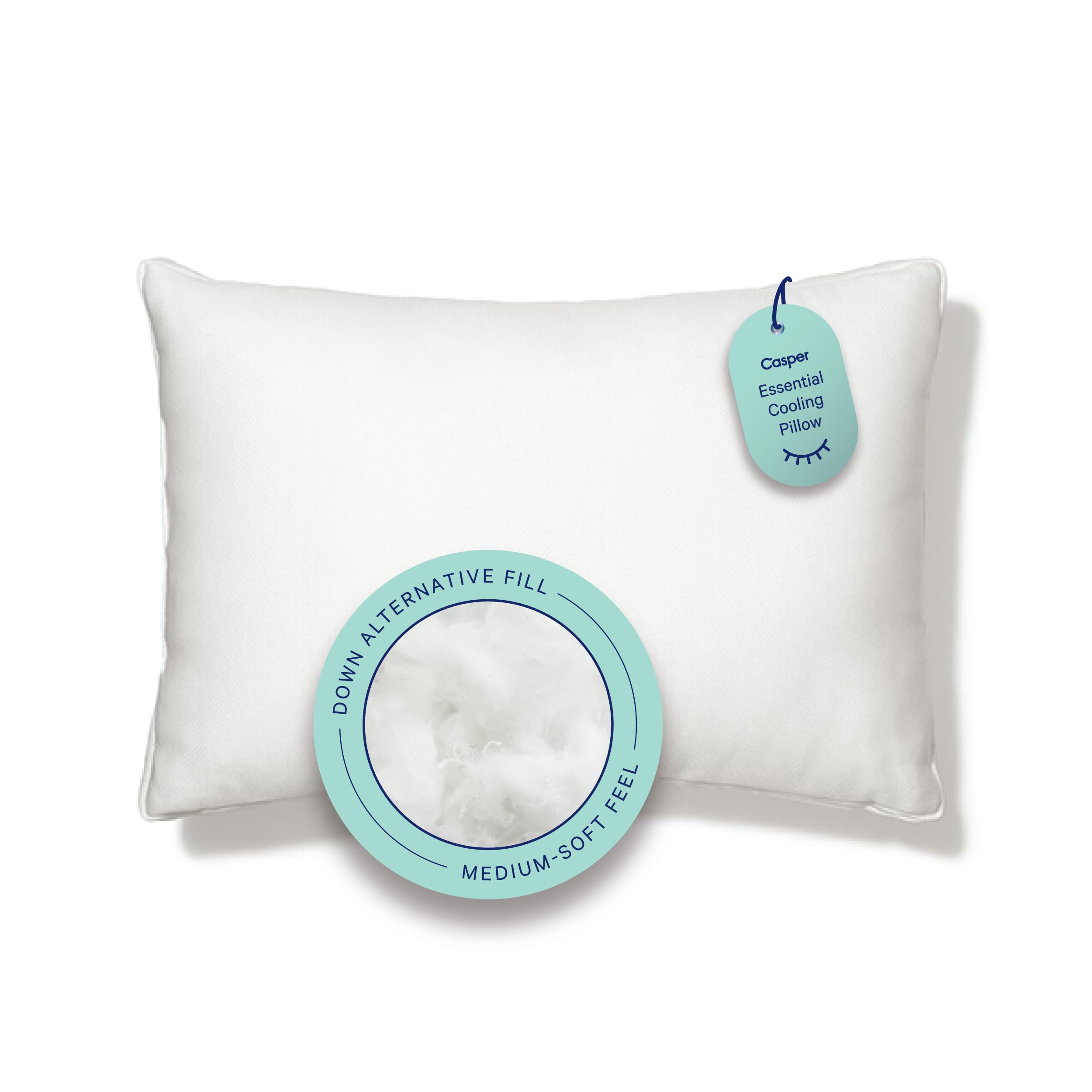 Casper oreiller face avant montrant design King et maintien confortable