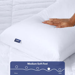 Casper détail housse percale coton respirante pour meilleure aération