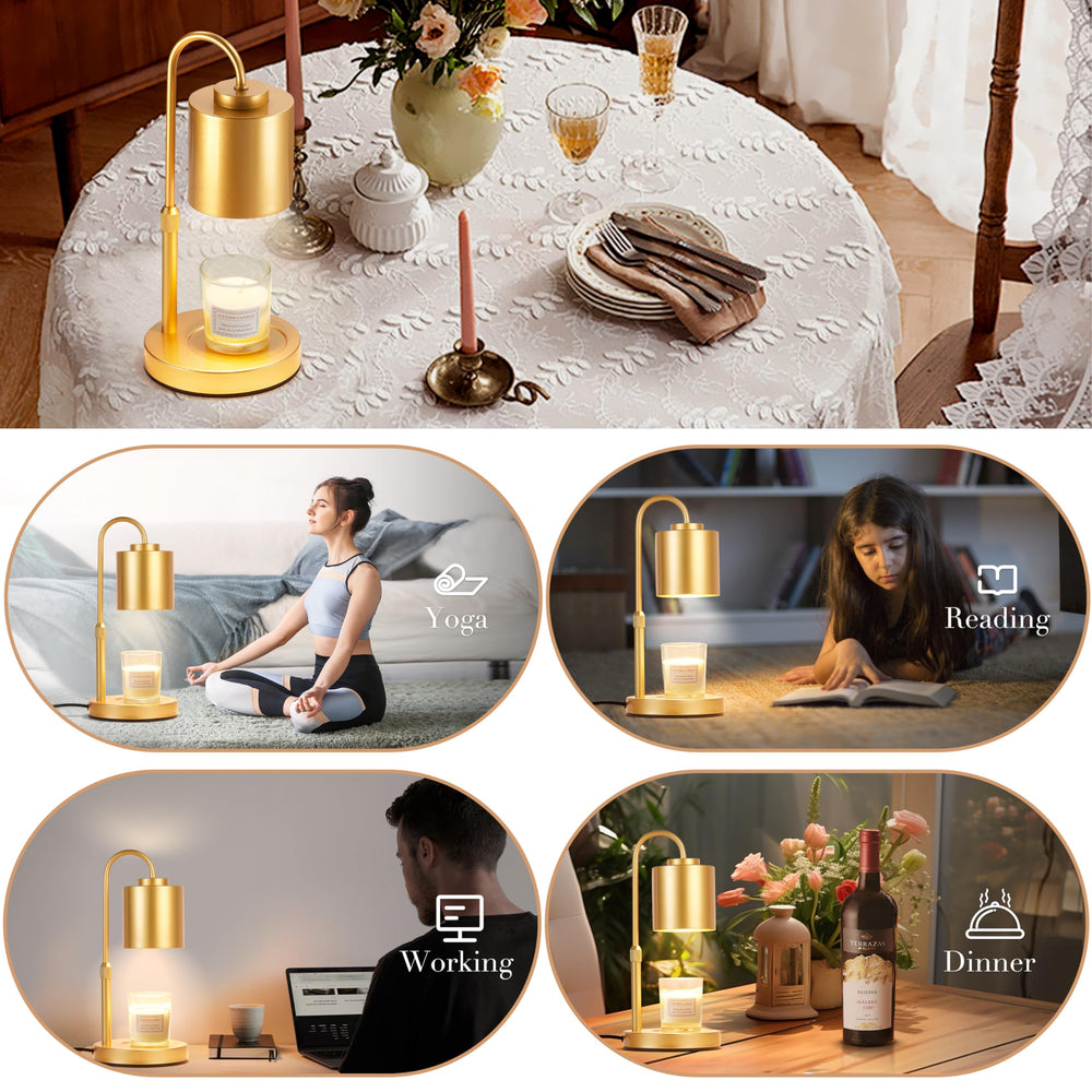 CASTLELIFE lampe en ambiance chambre, diffuse parfum sans flamme