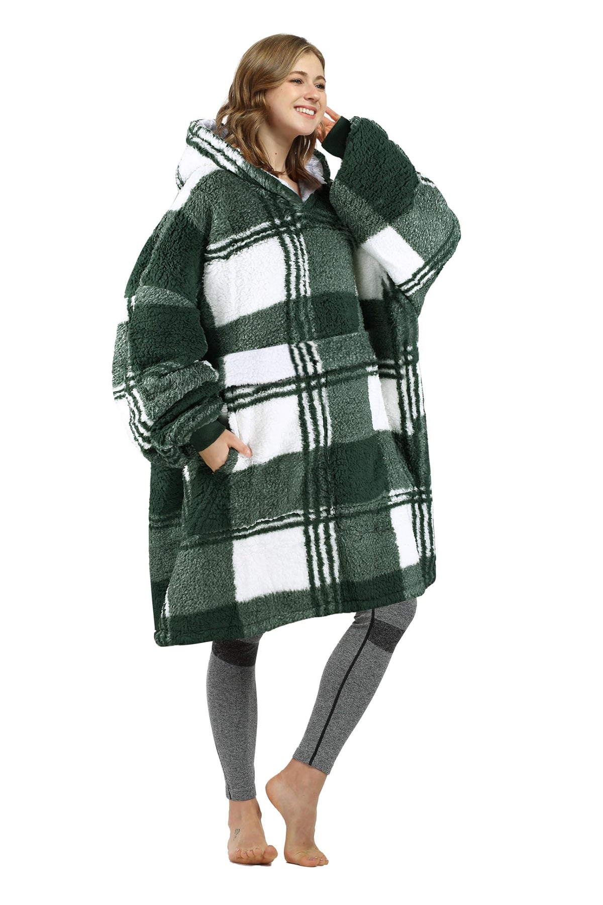 Catalonia vue face avant du hoodie montrant coupe oversize et confort