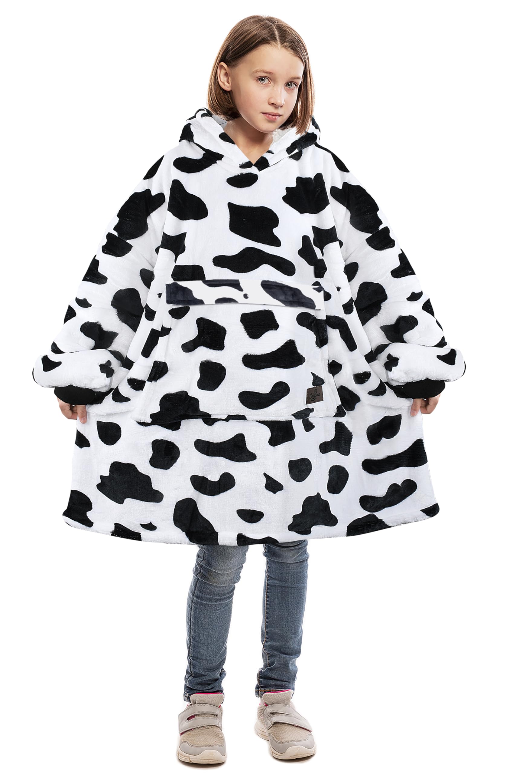 Catalonia face avant du hoodie oversized montrant coupe et confort