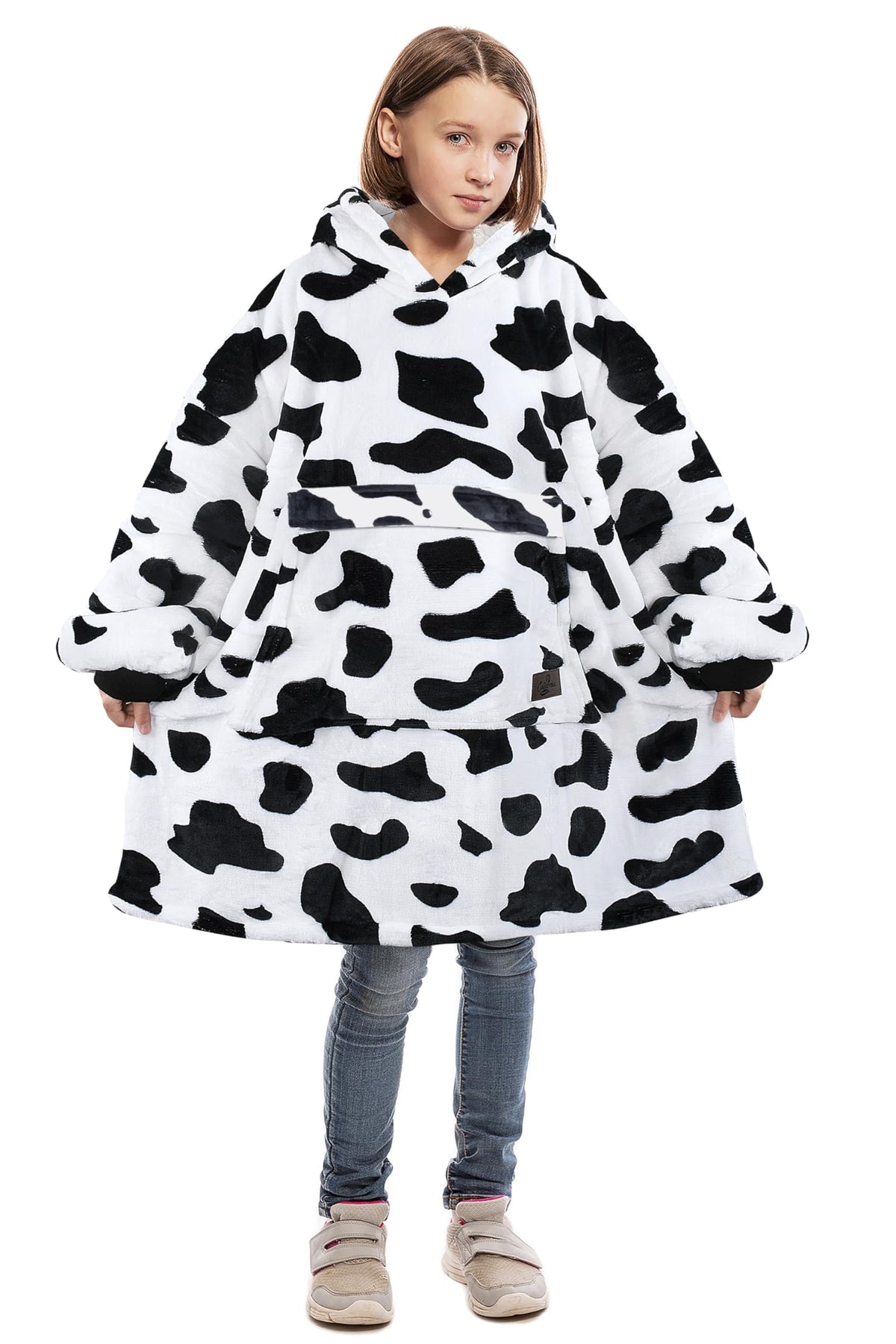 Catalonia face avant du hoodie oversized montrant coupe et confort