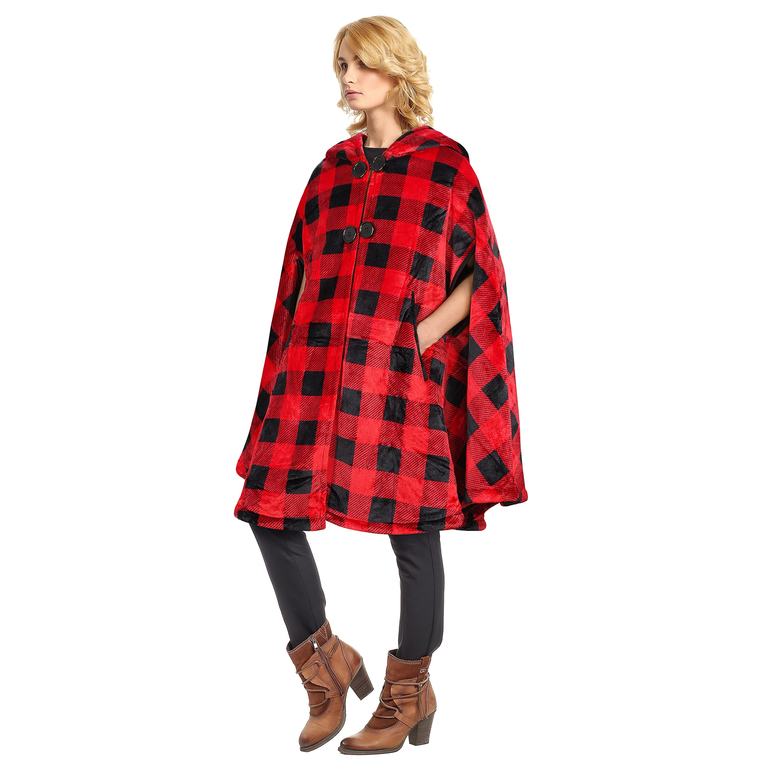 Catalonia poncho style tenue avec jean et bottines pour un look urbain
