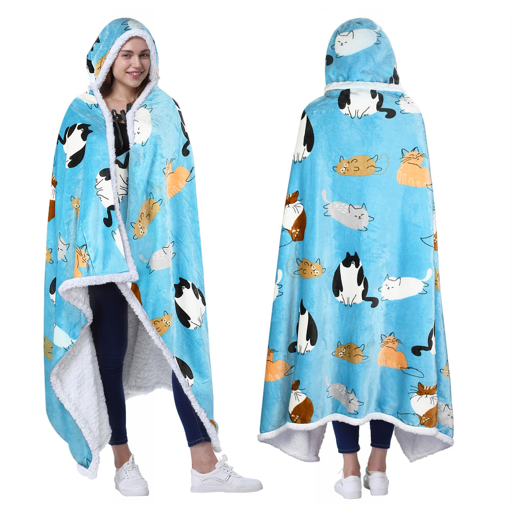 Catalonia poncho face avant montrant coupe et attache pratique