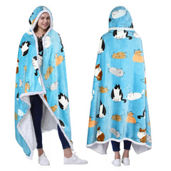 Catalonia poncho face avant montrant coupe et attache pratique