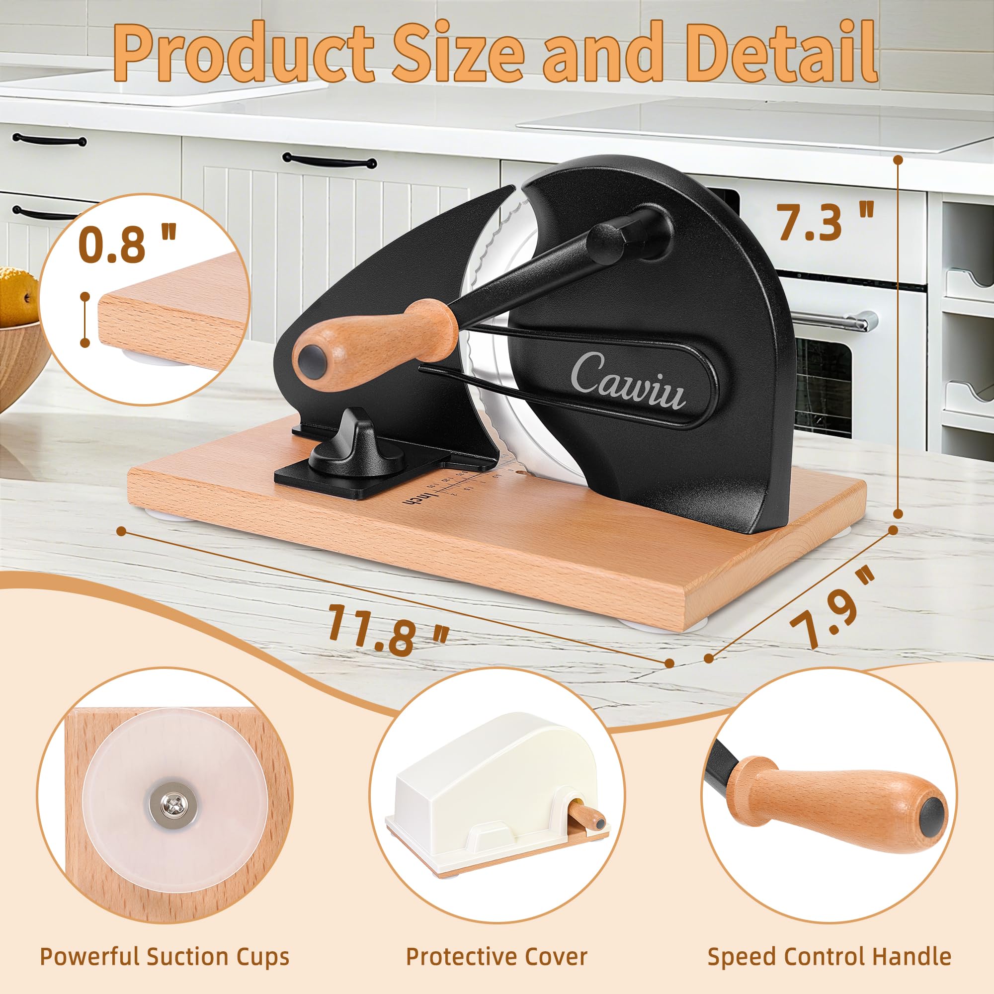 CAWIU gros plan lame inoxie assurant coupes nettes et durables