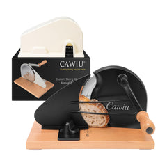 CAWIU trancheuse face avant montrant design compact et réglage précis